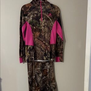 Under Armour Camouflage and Pink Outdoor Set